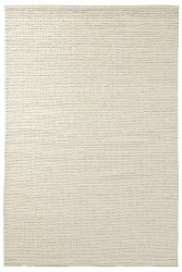 Wollteppich 'Talvia Braided Wool' 160 x 230 cm – Weiß