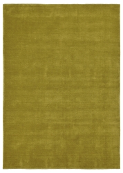 Wollteppich 'Rozen Handloom Wool Premium' - Grün