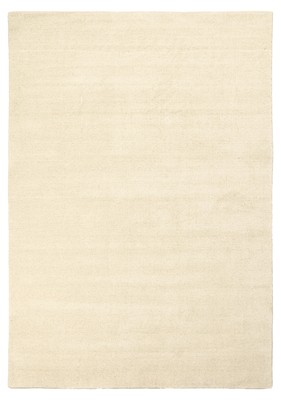 Wollteppich 'Rozen Handloom Wool Premium' - Weiß
