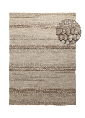 Wollteppich 'Almaty' - Beige