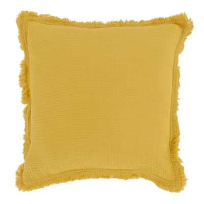 Kissenbezug 'Dorena' 45x45cm – Gelb