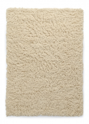 Rya Teppich 'Fassale handgewebte Wolle' - Beige