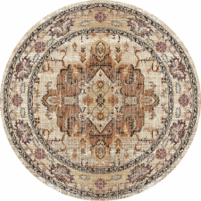 Runder Teppich 'Siliana' 160cm - Beige