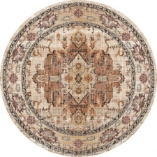 Runder Teppich 'Siliana' 200cm  - Beige