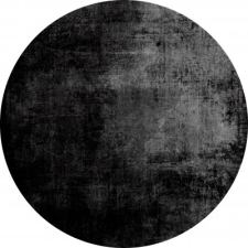 Runder Teppich 'Lynton' 200cm - Schwarz