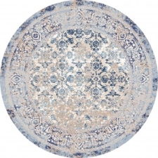 Runder Teppich 'Denizli' 340cm - Blau