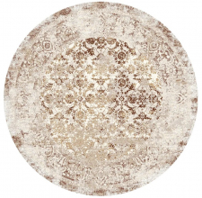 Runder Teppich 'Denizli' 240cm - Beige