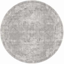 Runder Teppich 'Gombalia' 160cm - Grau
