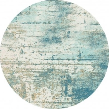 Runder Teppich 'Kebira' 160cm – Blau