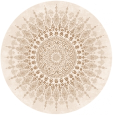 Runder Teppich 'Sandrigo' 160cm - Beige