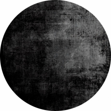 Runder Teppich 'Lynton' 240cm - Schwarz