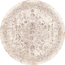 Runder Teppich 'Mateur' 120cm - Beige