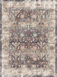 Wilton-Teppich 'Bouhjar' 160x230cm – Grau/Mehrfarbig