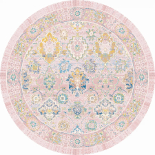 Runder Teppich 'Magnolia' 240cm - Rosa
