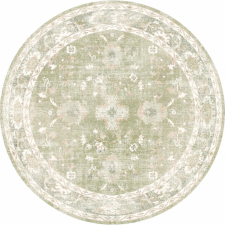 Runder Teppich 'Gombalia' 240cm - Hellgrün