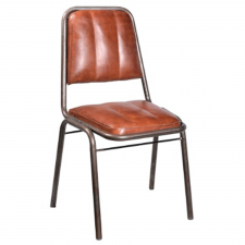 Stuhl 'Brooke' - Vintage/Leder