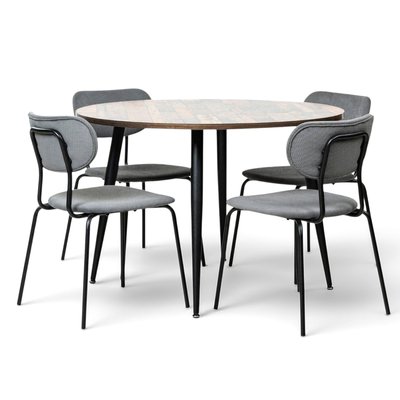 Essgruppe 'Runt Kungsholmen' - 1 Tisch & 4 Stühle