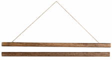Posteraufhänger 70cm - Nussbaum 