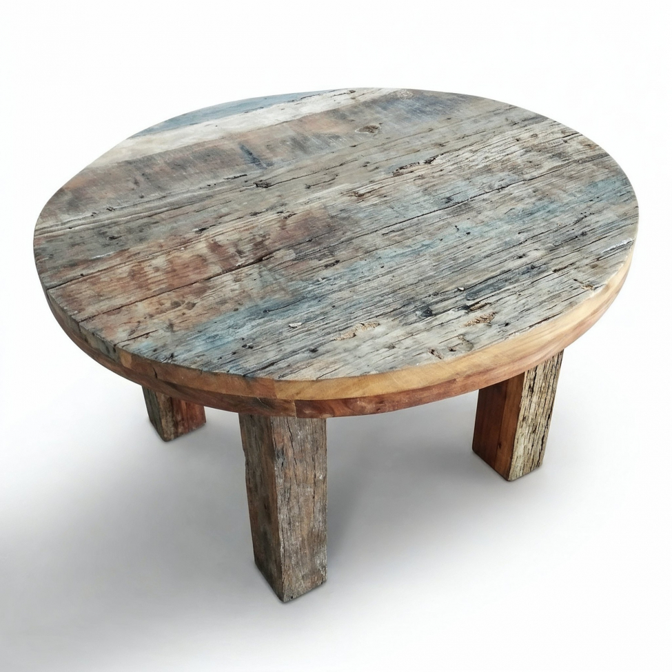 Couchtisch 'Birka', rund, 85 x 85 cm – Vintage