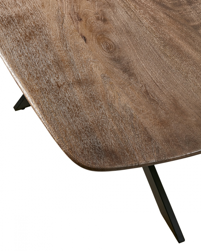 Esstisch 'Portland' 200x100cm - Braun