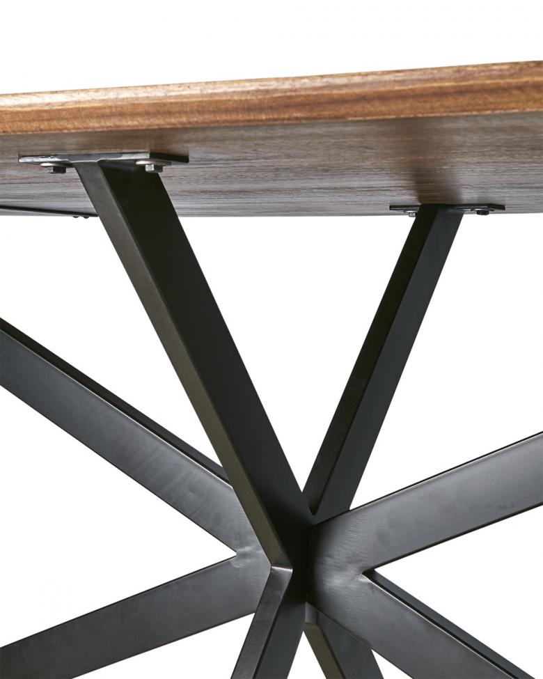 Esstisch 'Portland' 200x100cm - Braun
