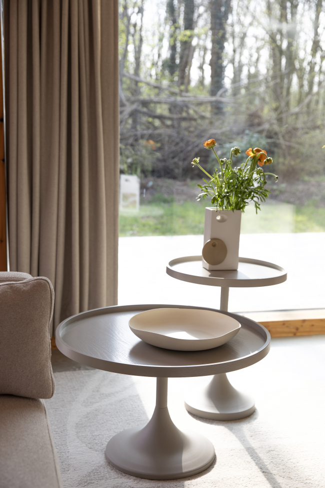 Couchtisch 'Jason' Ø69 cm - Beige