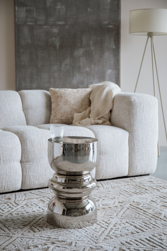 Beistelltisch 'Kinga' – Silber