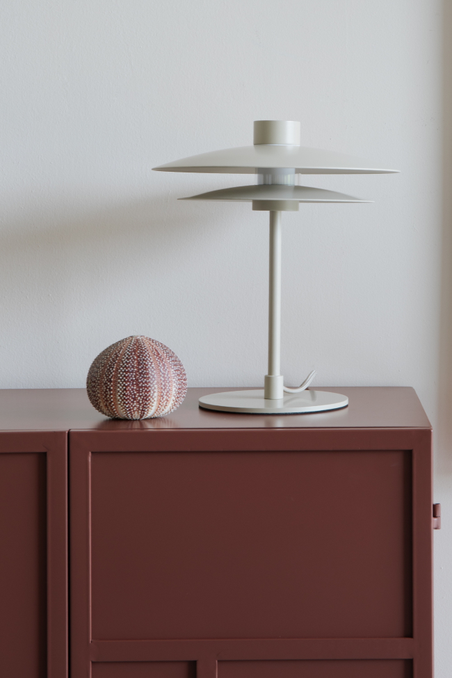 Tischlampe 'Veluna' – Beige