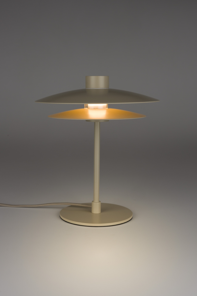 Tischlampe 'Veluna' – Beige
