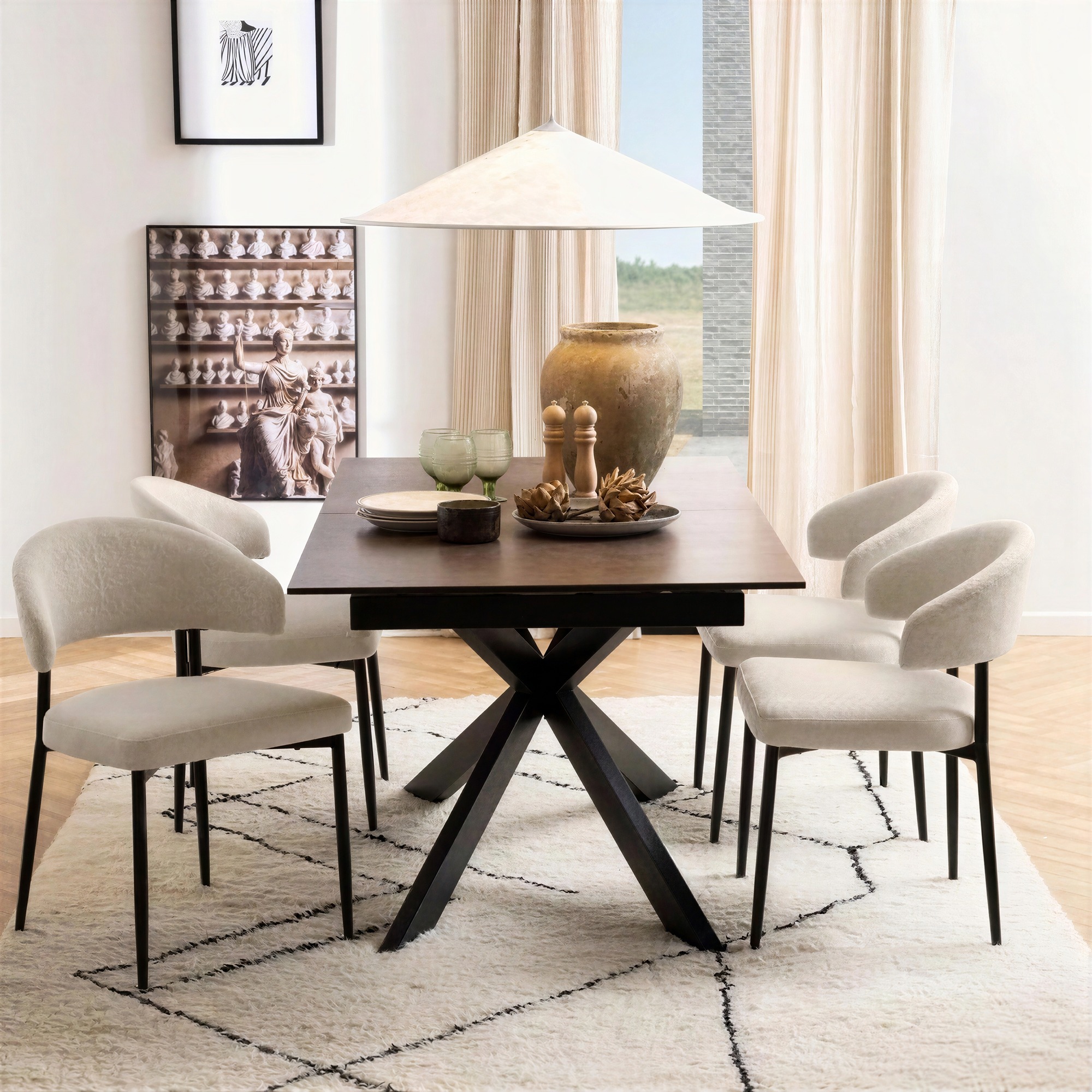 Stuhl 'Järbo' - Beige