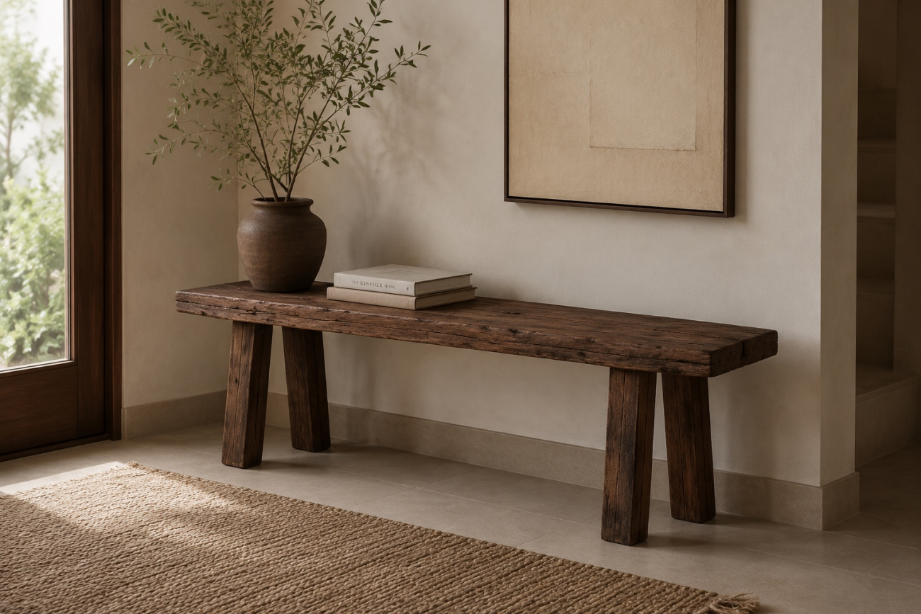 Bank 'Birka' 120 x 45 cm – Vintage