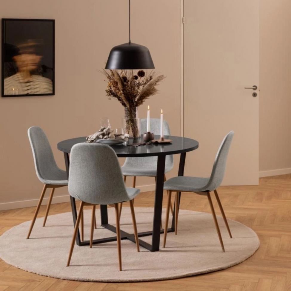 Stuhl 'Gal' - Grau/Natur