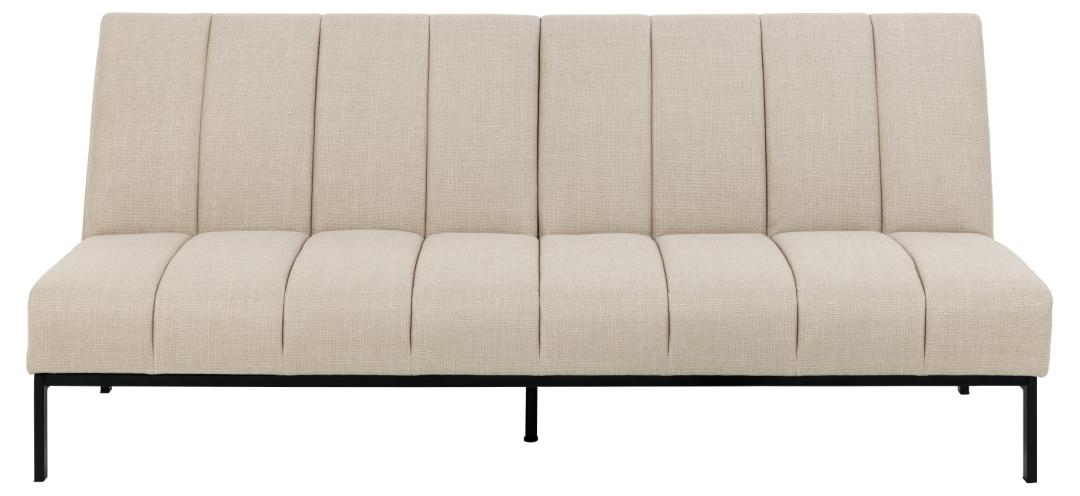 Schlafsofa 'Caix' - Beige/Schwarz
