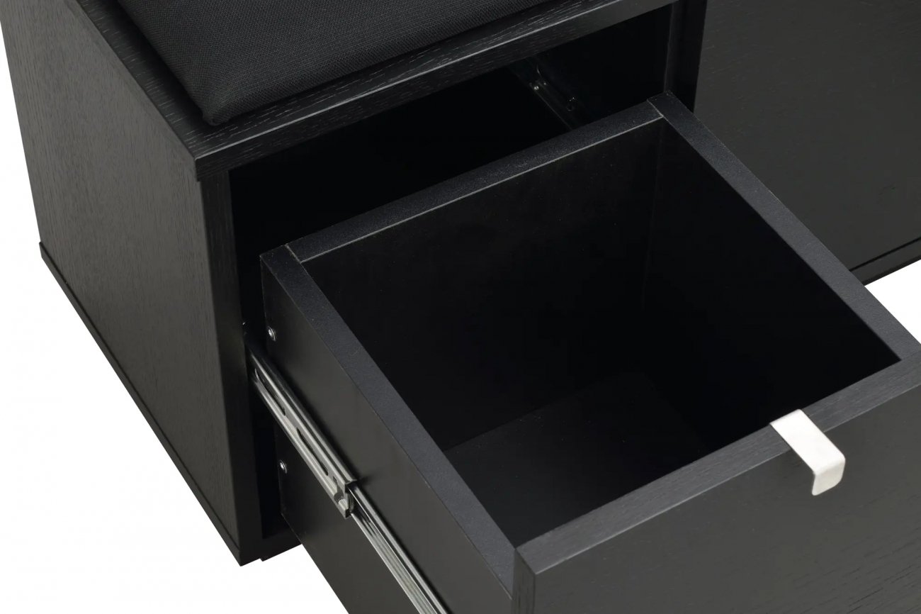 Bank 'Confetti' 70cm - Schwarz