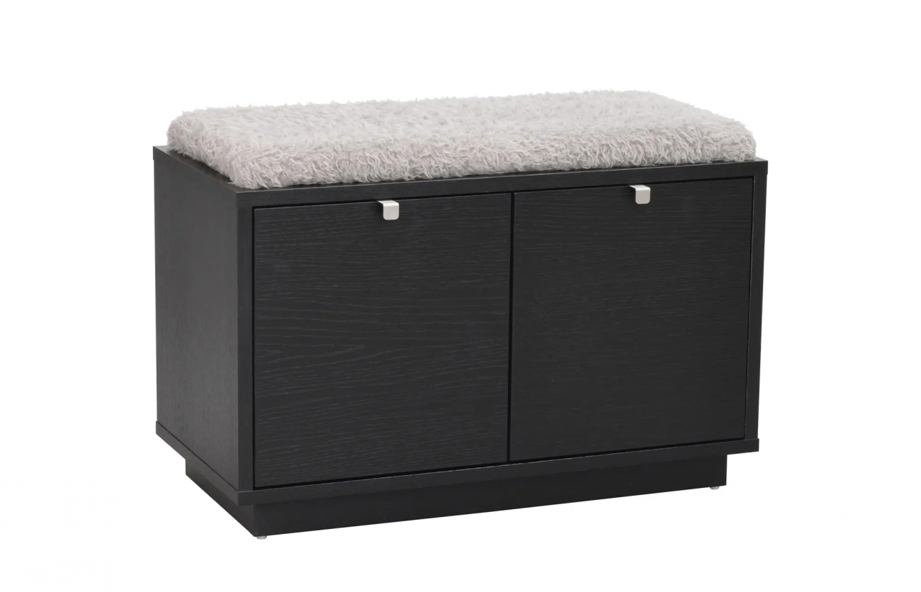 Bank 'Confetti' 70cm - Schwarz/Hellgrau