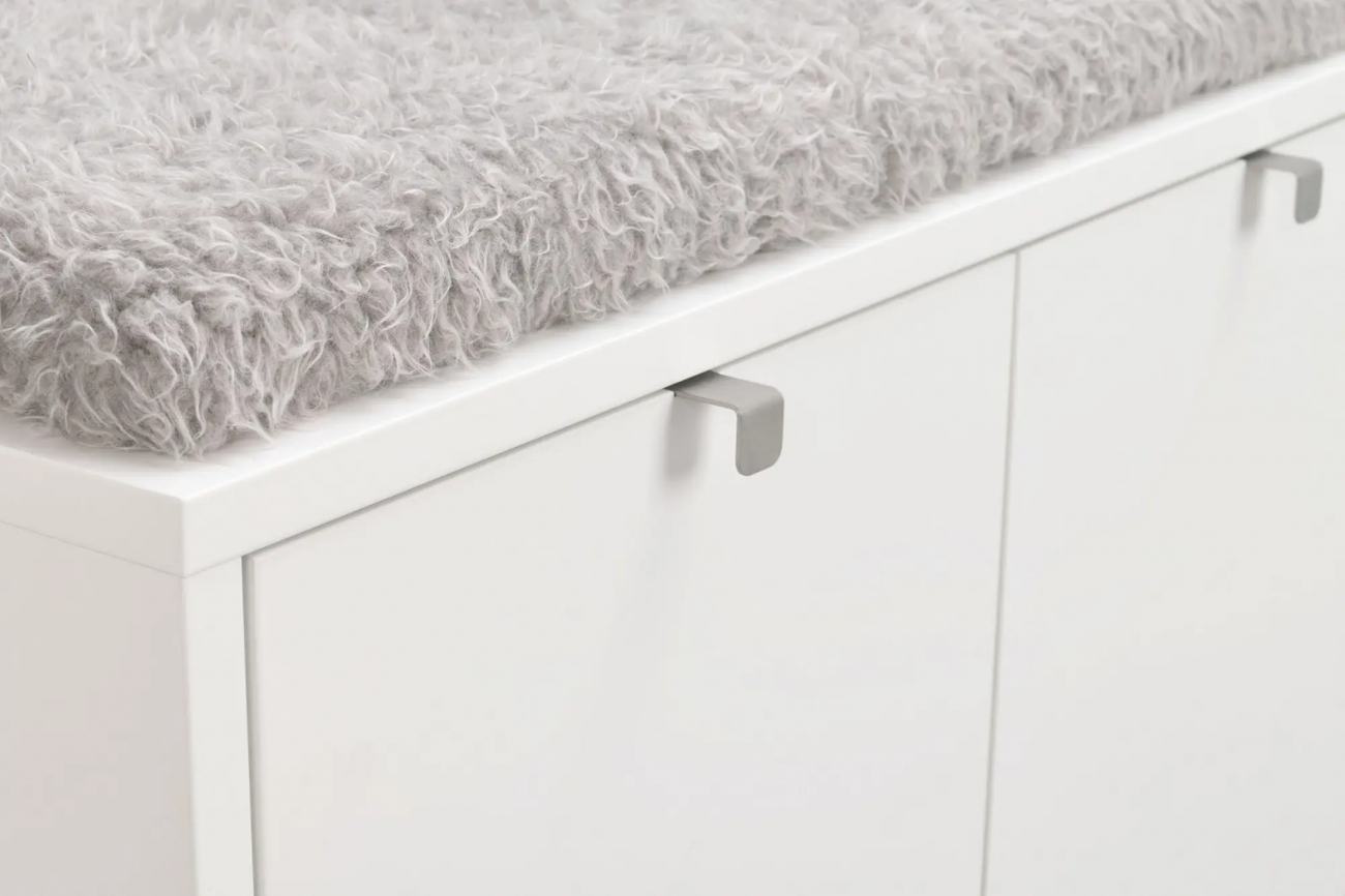 Bank 'Confetti' 106cm - Weiß