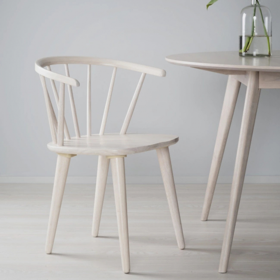 Stuhl 'Carmen' - Weiß pigmentiert