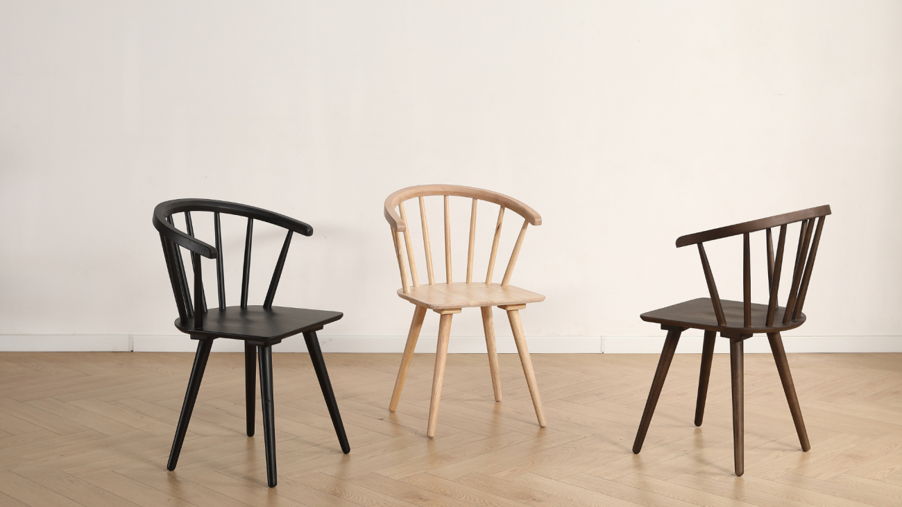 Stuhl 'Astrid' - Weiß pigmentiert