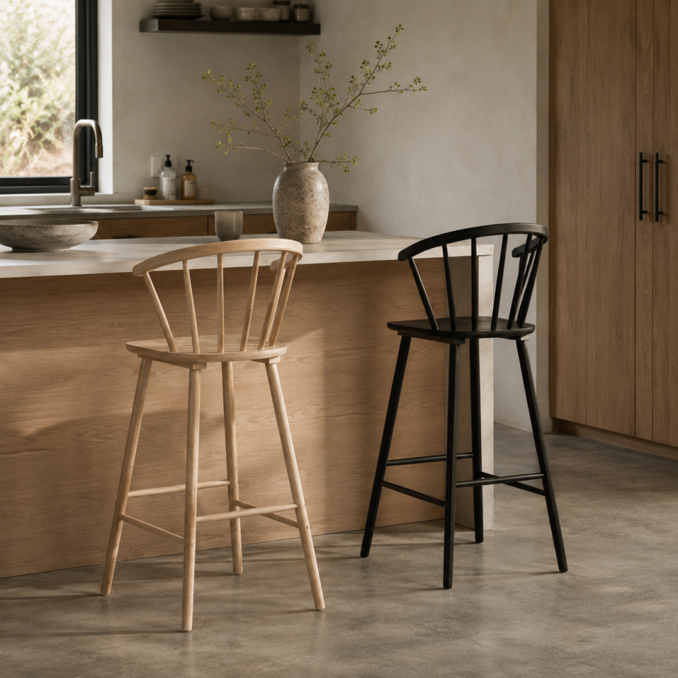 Barhocker 'Astrid' – Schwarz