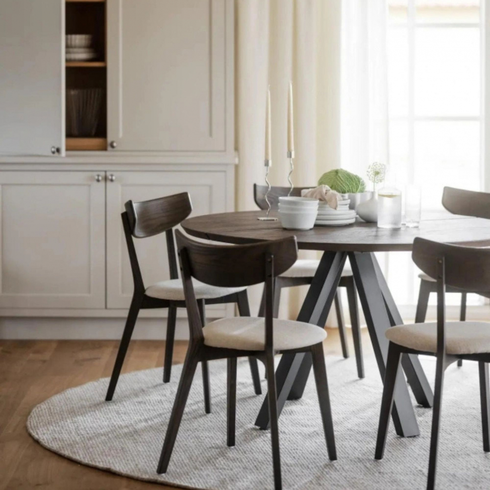 Stuhl 'Ami' - Braun/Beige