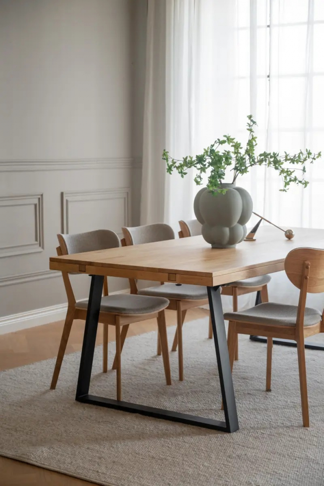 Stuhl 'Kato' - Grau/Beige