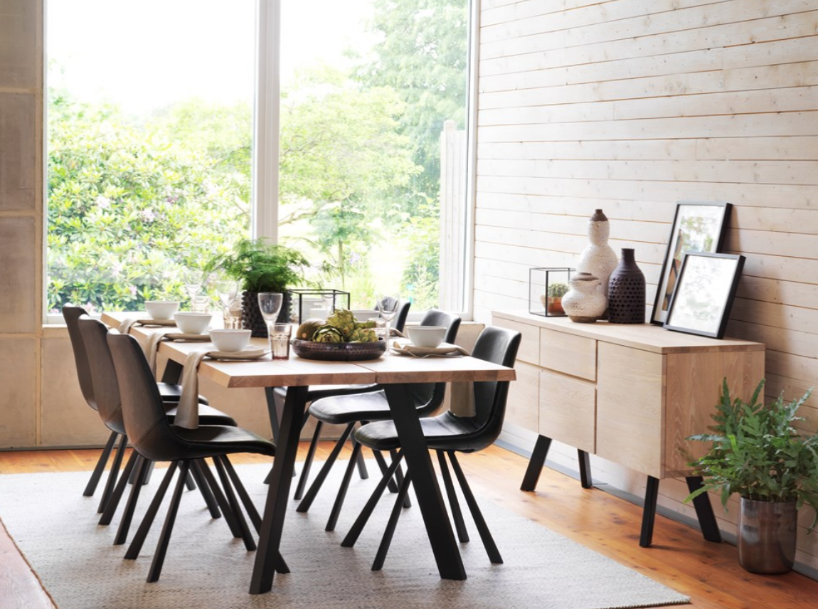 Sideboard 'Peace' - Eiche Weiß pigmentiert