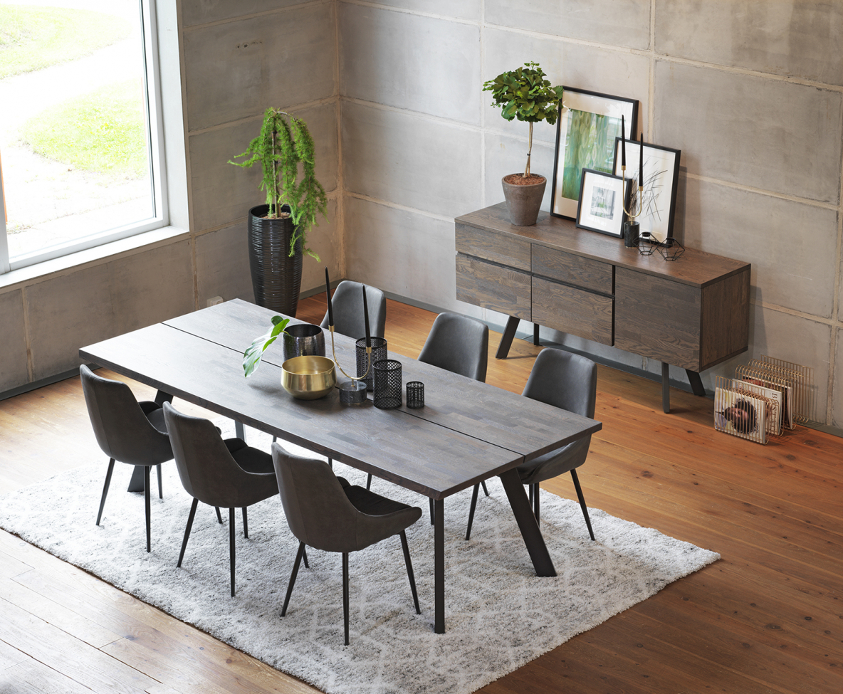 Sideboard 'Peace' - Braun/Schwarz