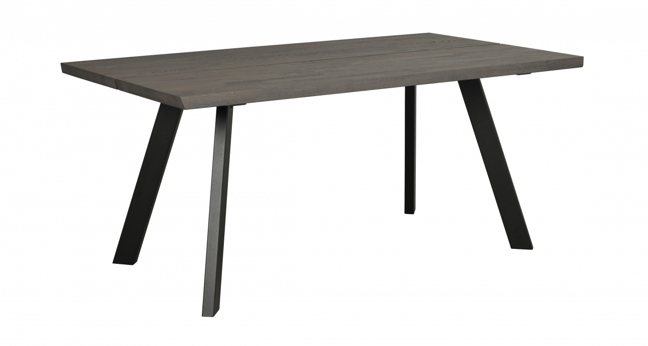 Esstisch 'Fred' 170x95cm - Braun/Schwarz