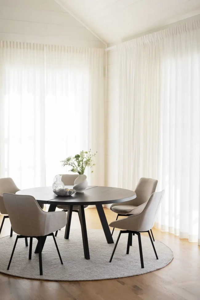 Sessel 'Alison' - Hellbeige/Schwarz