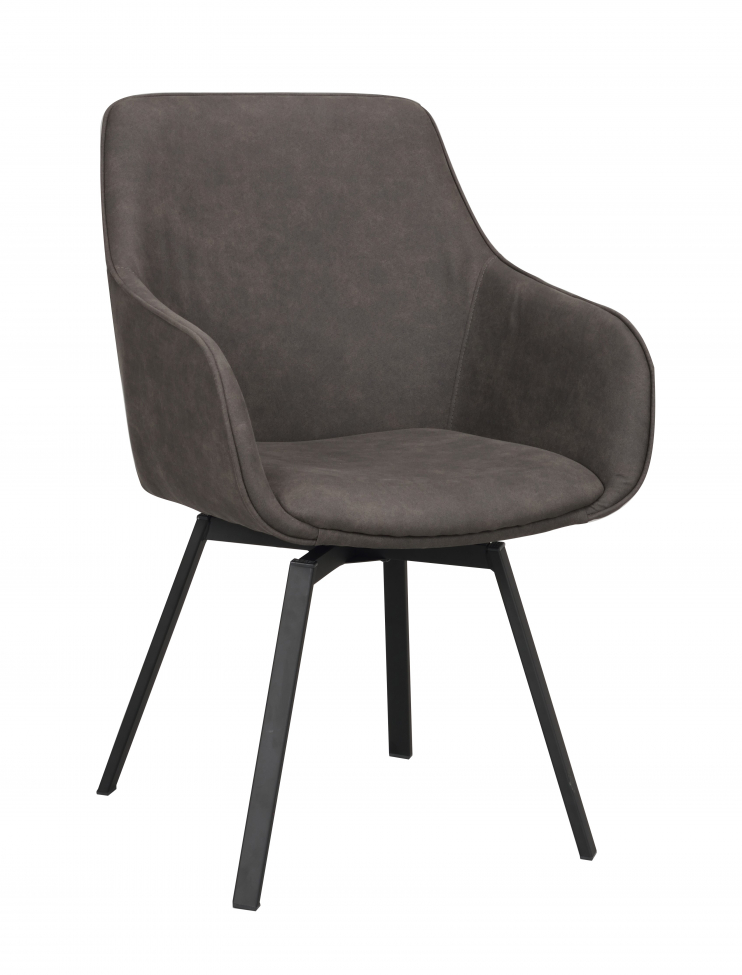 Sessel 'Alison' - Mörkgrå/schwarz