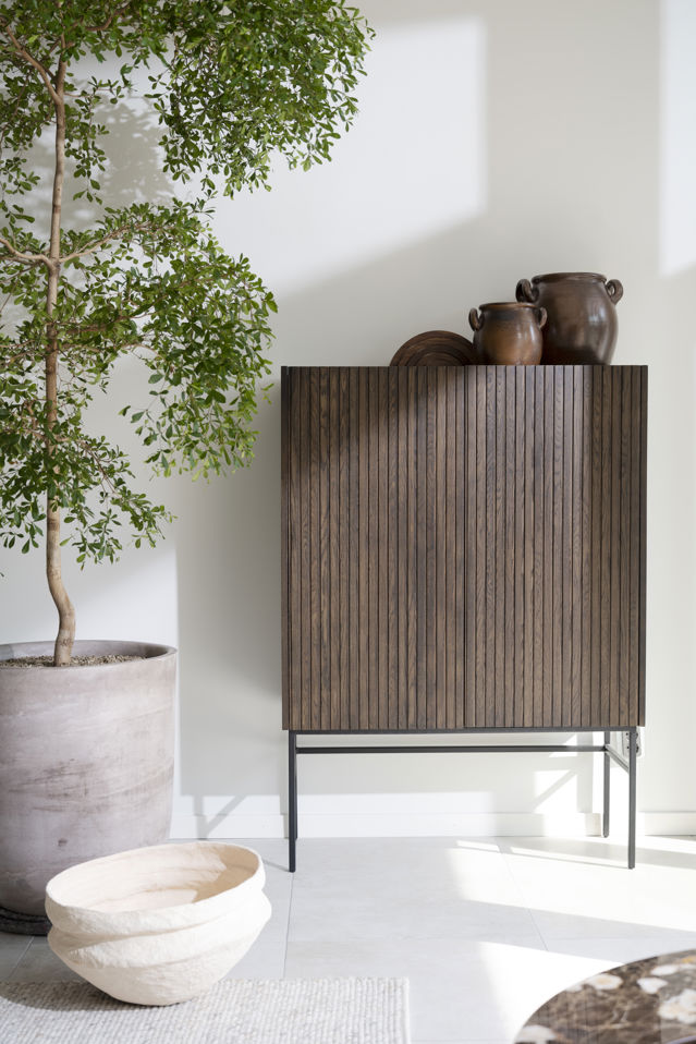 Schrank 'Halifax' - Braun/Schwarz