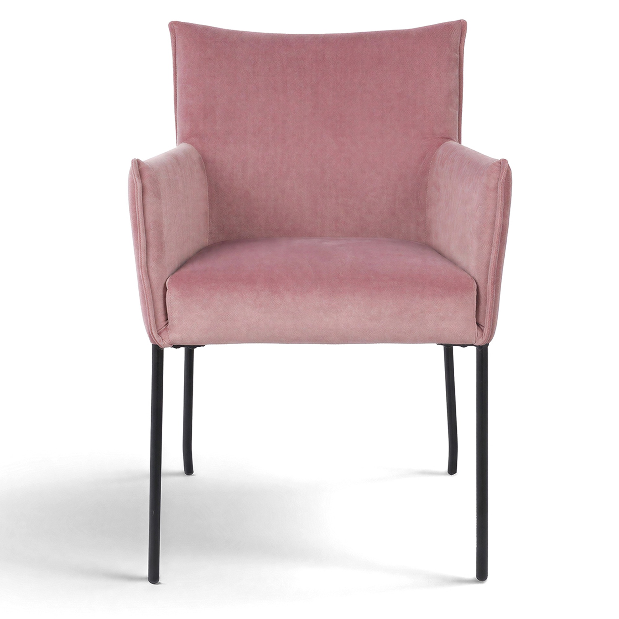 Sessel 'Dion' - Samt/Rosa