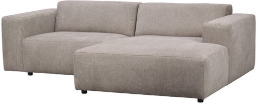 3-Sitzer-Sofa 'Willard' Chaiselongue H - Beige