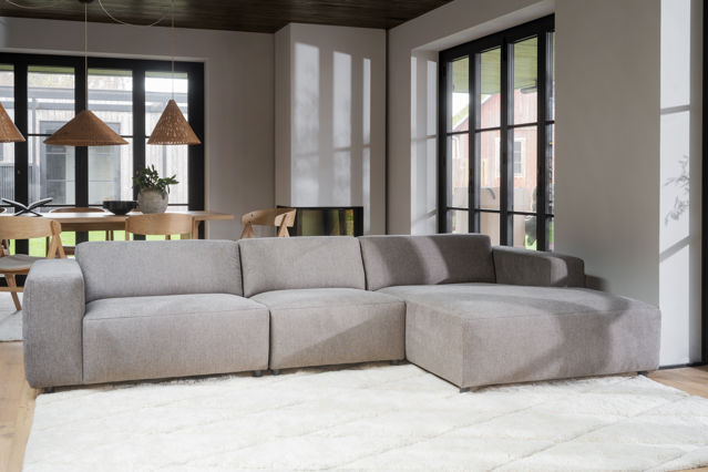 4-Sitzer-Sofa 'Willard' Chaiselongue H - Beige